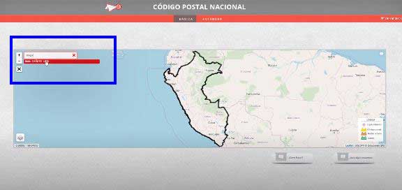 codigo postal en peru